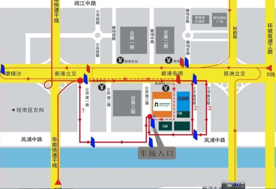 展馆 交通 地图 展馆交通地图